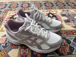 Asics Damen Laufschuhe weiss/silber Grösse 39 guter Zustand