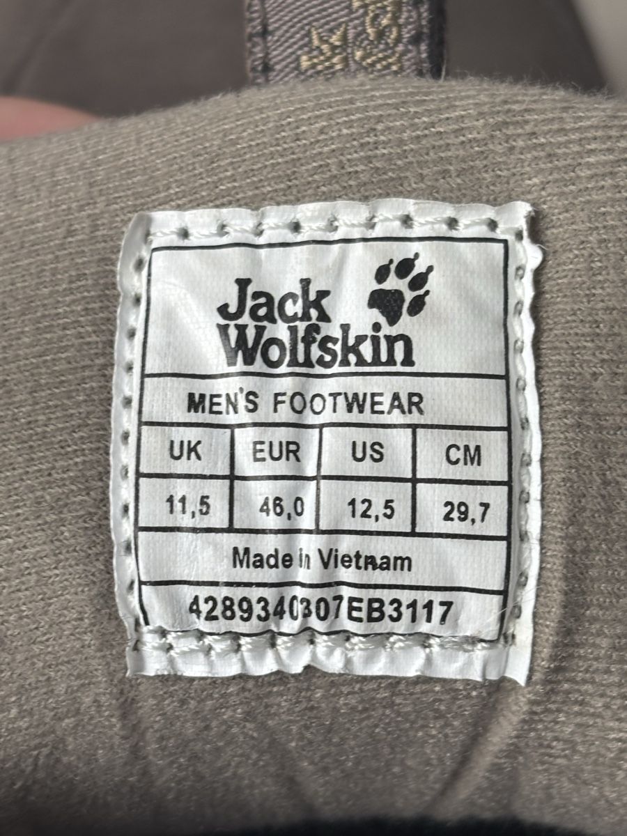 Jack Wolfskin Scarpe da uomo: Jack Wolfskin Freizeitschuhe, Grösse 46 – Nuovo (secondo la descrizione) da Wald AR venduto da bertli00 3