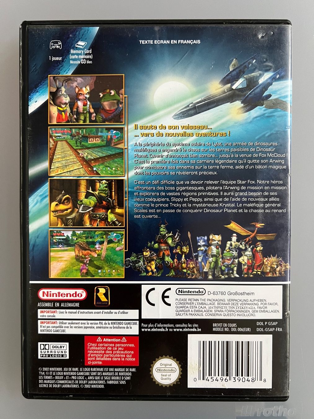 Nintendo Spiele: Nintendo Gamecube Starfox Adventures – Gebraucht aus Uttigen von sonorsonic 1