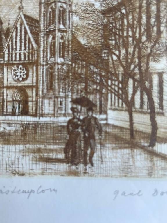 Gravures: Kupferstich Mathiaskirche Budapest – D'occasion à Kloten par Cornee 2