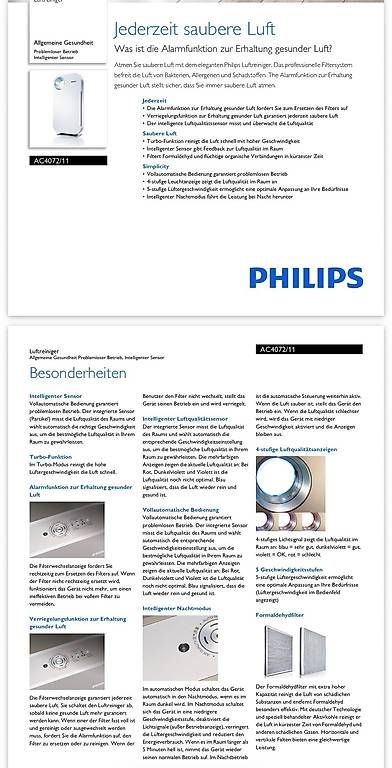 Luftreiniger: Philips AC4072 luftreiniger – Gebraucht aus moehlin von cunonosta 3