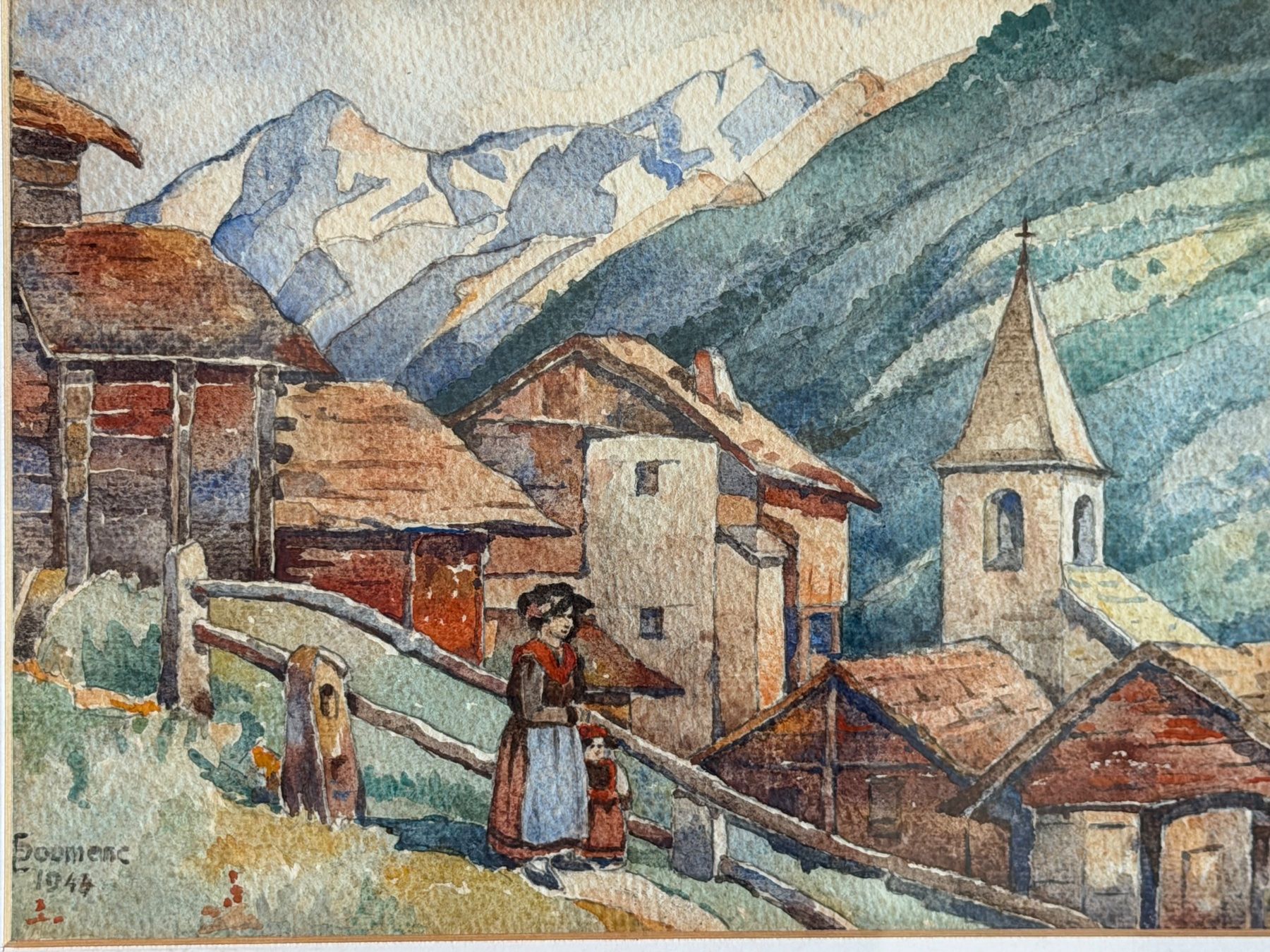 Dipinti: Eugène Doumenc (1873 - 1943) – Usato da Basel venduto da PAUL_ART