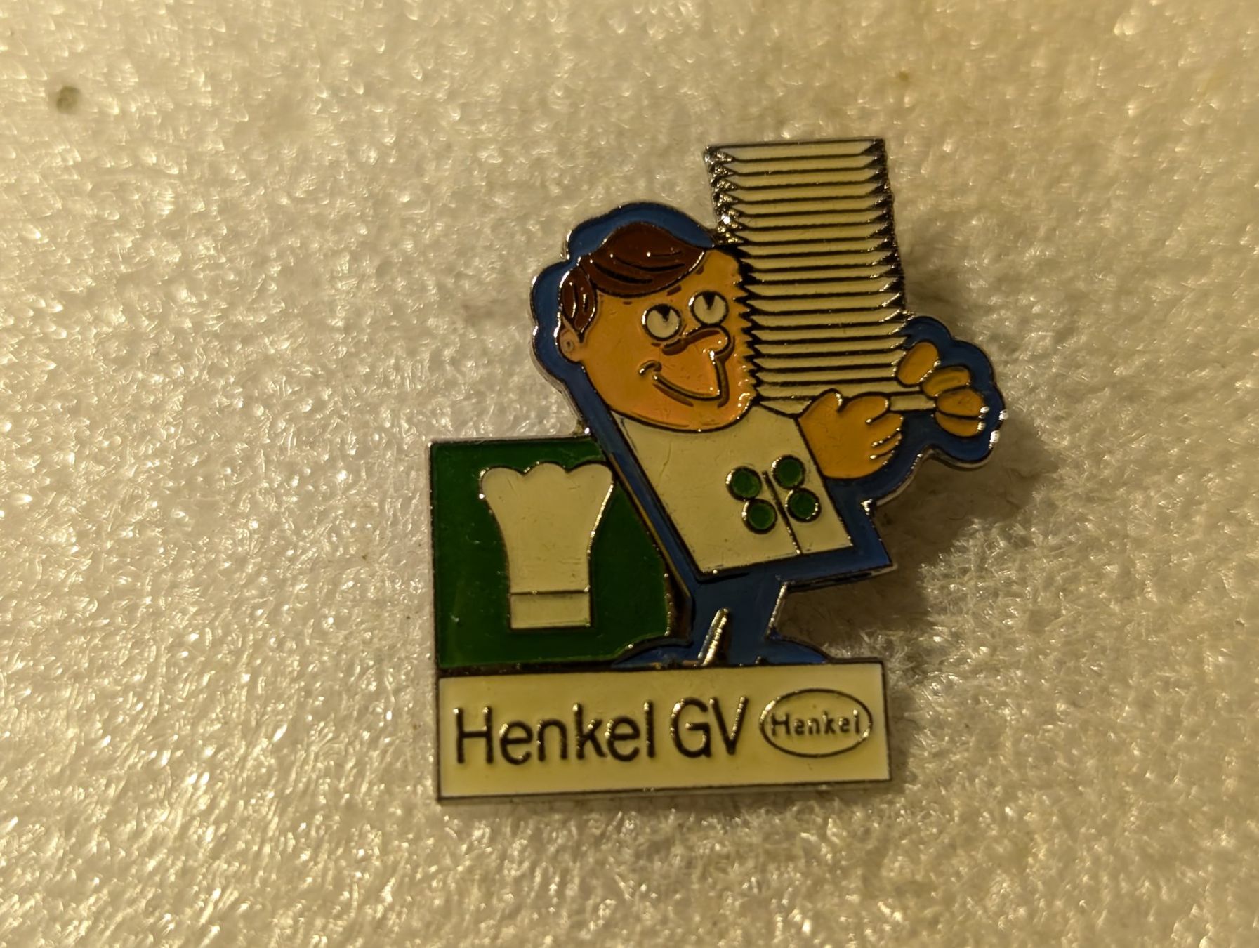 Placchette & Badge: Ansteckpin 149: Henkel – Usato da Oppligen venduto da Pin-Fall-Shop