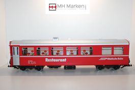 LGB 3068 Speisewagen der Rhätischen Bahn RhB Spur G mit OVP