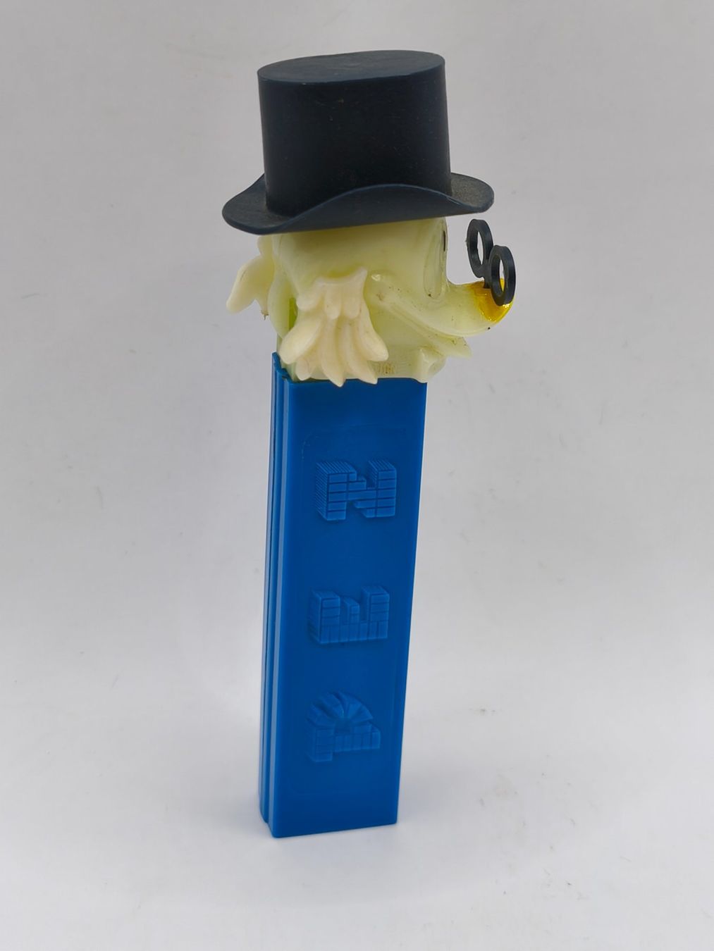 Pez Statuette: "Dagobert Duck" PEZ Spender 1977 – Usato da Wettingen venduto da DaHa90 1