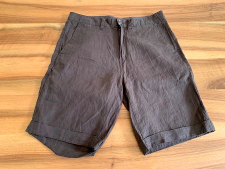 Naturaline Bio & Fair braune Leinen Hose/Shorts/ Bermudas S
