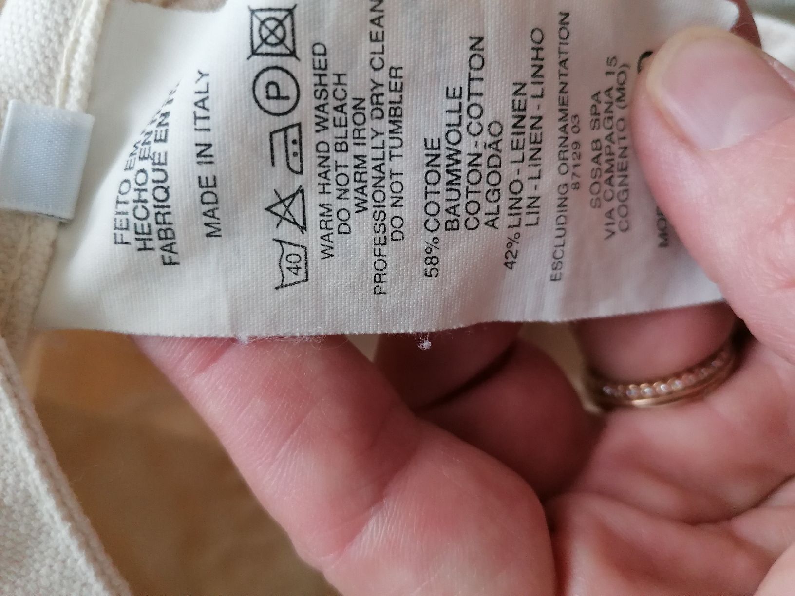 Trussardi Hosen: Trussardi Jeans aus Baumwolle-Leinen-Mix – Gebraucht aus Schönenbuch von sop_n7zd 5