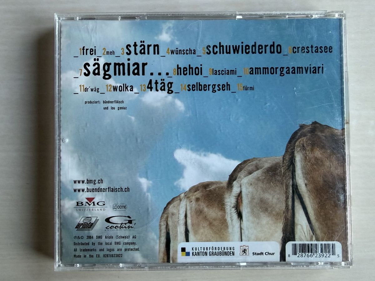 CD: BündnerflAisch CD Album 2004 – Usato da Oberried Brienz venduto da Chyara 1