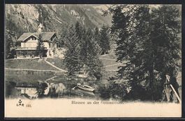 Blausee an der Gemmiroute, Ortspartie mi