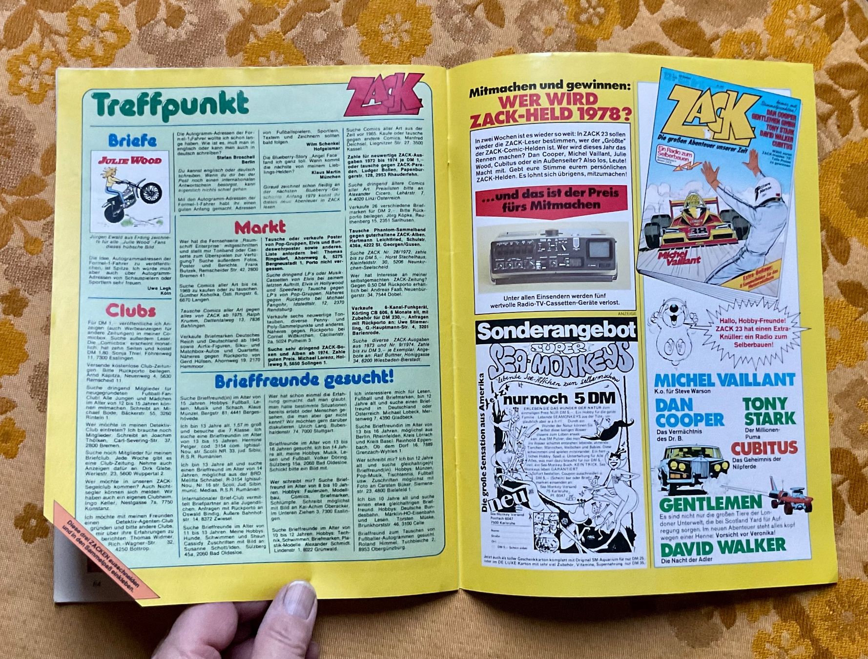 BD: Zack Heft Nr 22 von 1978 – D'occasion à Endingen par nathan05 8