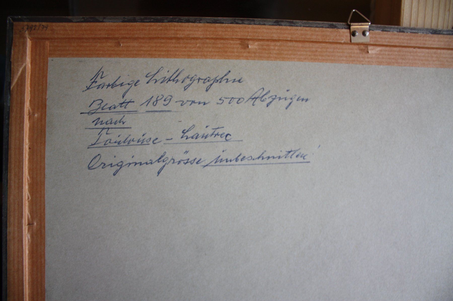 Grafica & Litografie: Originale Litografie von Henry de Lautrec – Usato da Altstätten SG venduto da sulim 4