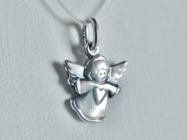 Kleiner Schutzengel mit Herz, Silber 925