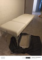 Massageliege klappbar weiss mit Tragetasche guter Zustand