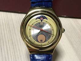 Swatch Irony Moonphase Uhr - Gold, Vintage, 1993