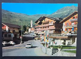 Verbier, Station, Banque Cantonal/ Oldtimer Auto