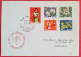 B15) 1962, Pro Juventute FDC ohne Adresse Kt. 17.-