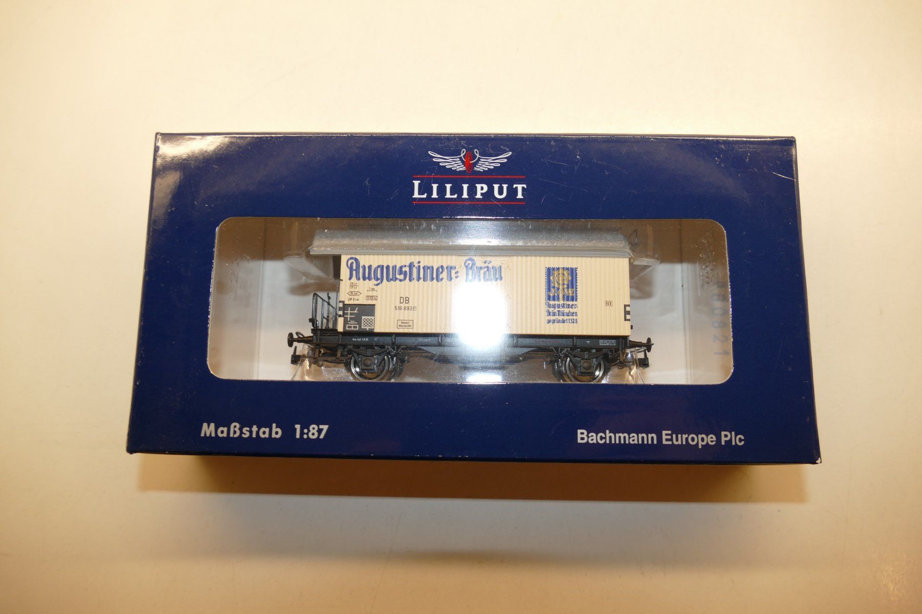Liliput Modelleisenbahnen: Liliput H0: DB Bierwagen Augustiner Bräu – Neu und originalverpackt aus Niederhasli von