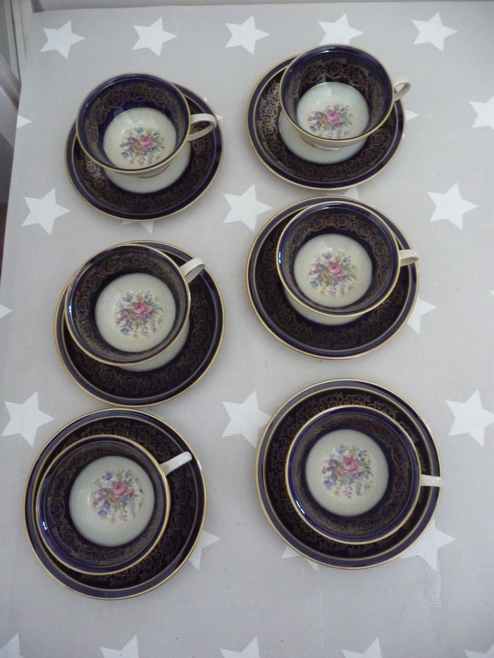 Rosenthal Set di piatti: 6 Rosenthal Winifred Mokkatassen – Usato da Rafz venduto da Powacaddy 1