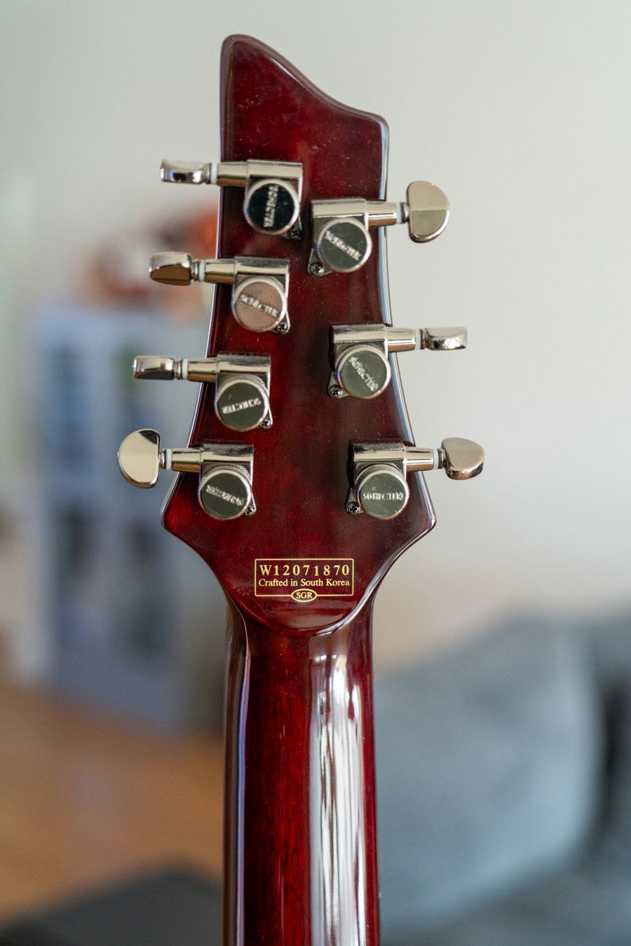 Schecter Strumenti musicali: Schecter Hellraiser C-7 7-String in Black Cherry – Usato da Winterthur venduto da BuriCaliskan 6