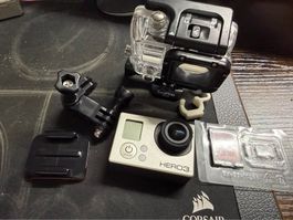 GoPro Hero3 mit umfangreichem Zubehör