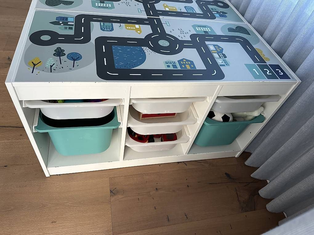 Ikea Scaffali: 2x Trofast mit Limmaland Folie – Usato da Buchs SG venduto da pessego2008 3
