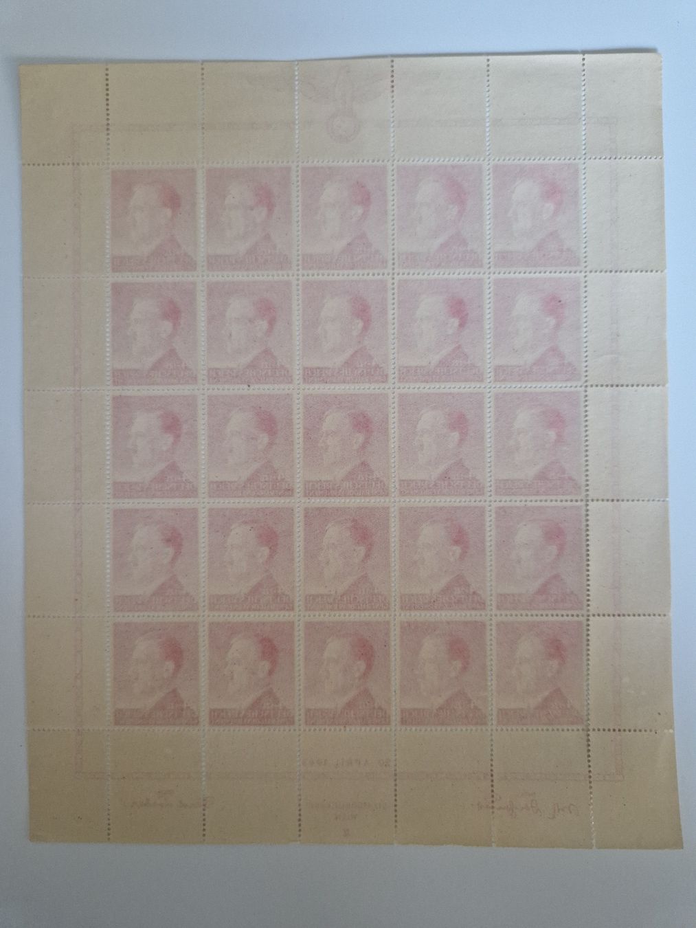 Tutti i francobolli: Deutsches Reich Adolf Hitler Bogen Briefmarken postfrisch – Nuovo (secondo la descrizione) da St. Gallen venduto da Enrico_SG 1