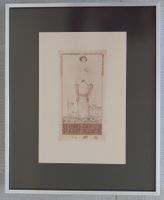 Exlibris Fritz Mock - Original Radierung Erotik