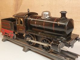 Antike Märklin 1040 Uhrwerk Dampflok in Spur 0.