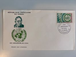 Alte UNO Briefmarke, Republik Kongo, 1970, Rarität!