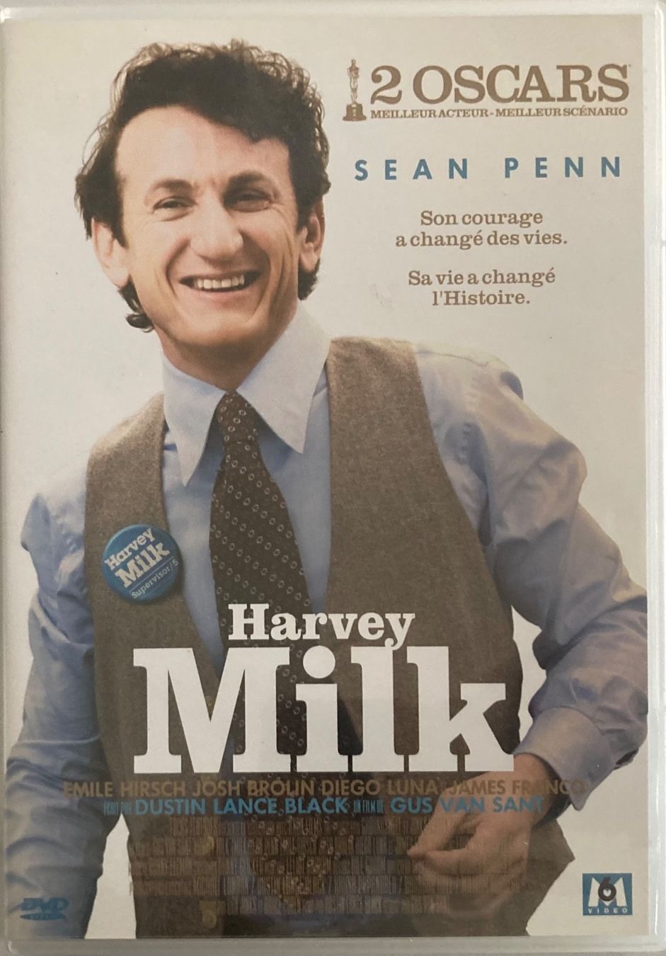 Tutti i DVDs: HARVEY MILK (SEAN PENN) – Usato da Poliez-Pittet venduto da Newtown-Records