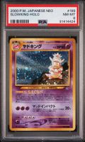 SLOWKING HOLO PSA 8 2000 POKEMON JAPANESE NEO No. 199