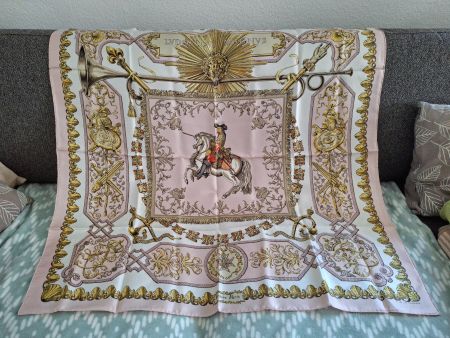 Hermès carrè 90 LVDOVICVS MAGNVS Scarf/Schal/Foulard/Vintage