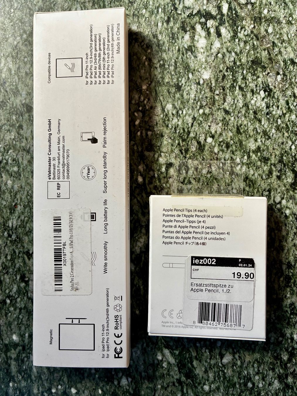 Apple Stifte & Marker: Apple Pen 2.Generation mit 3 Ersatzspitzen – Gebraucht aus Winterthur von 4Klang 1