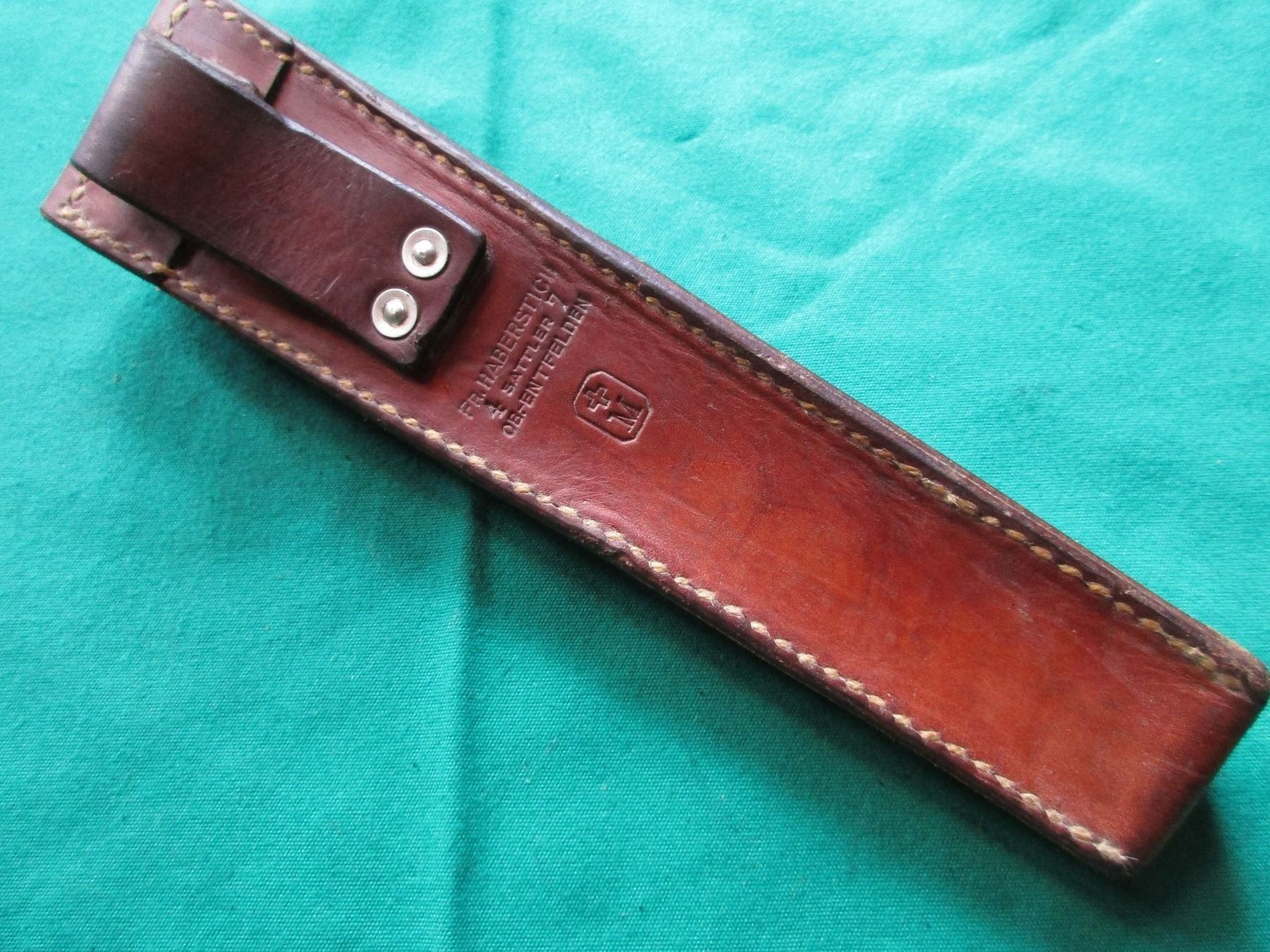 Schweizer Armee Armi bianche: Futteral zu Schiessbecher K31, 1947 – Usato da Bowil venduto da vifi01 2