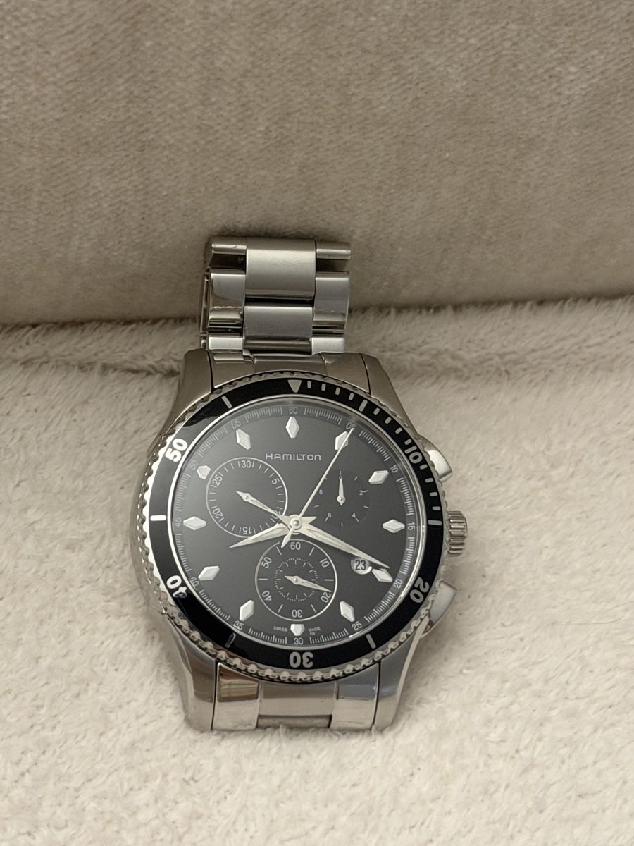 Hamilton Orologi: Hamilton Jazzmaster Seaview Chronograph – Ref. H375120 – Nuovo (secondo la descrizione) da Liestal venduto da arl_6tv7 8