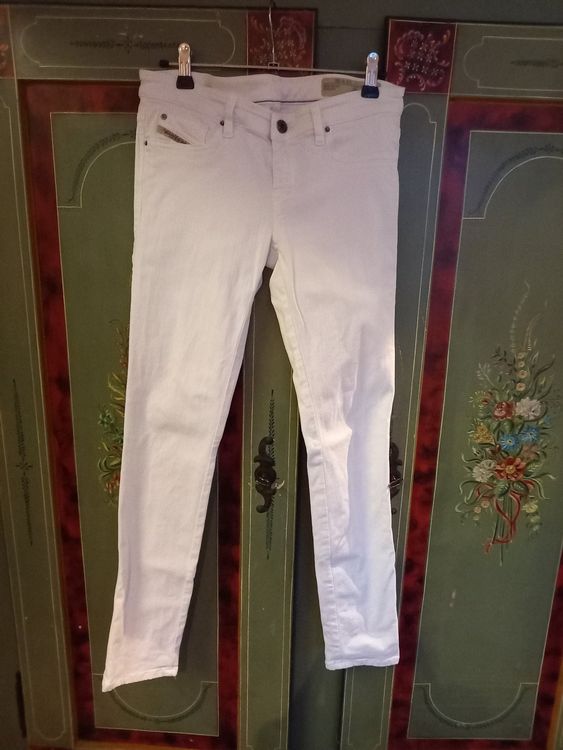Jeans Diesel Skinzee High Taille Super Slim Pour Femmes - Modèle Skinny Bleu Référence R88VA - Neuf Avec étiquettes