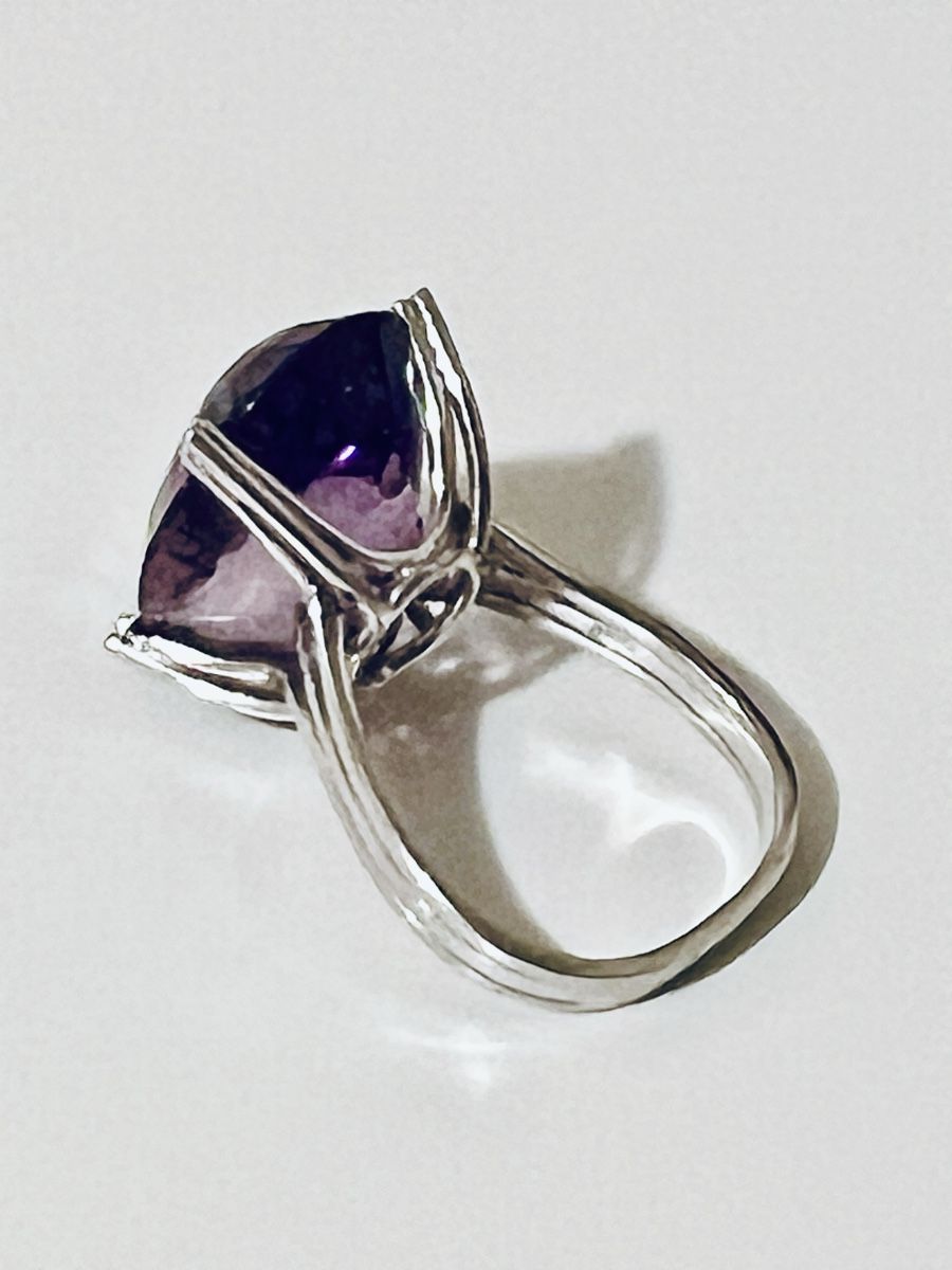 Anelli: Amethyst Ring 750 18k White Gold – Nuovo (secondo la descrizione) da Rüschlikon venduto da topswissvintage 6