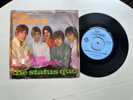STATUS QUO rare Picture of matchstick men Single Kult 1968