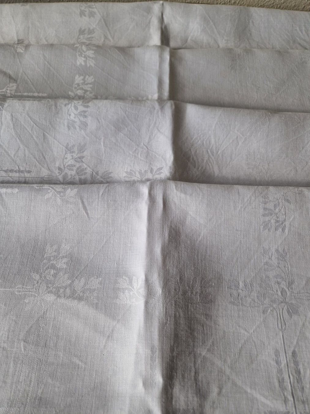 Tovaglioli: 5 edle, weisse Damast-Servietten mit Monogramm – Nuovo (secondo la descrizione) da Bern venduto da Antikbatik 6