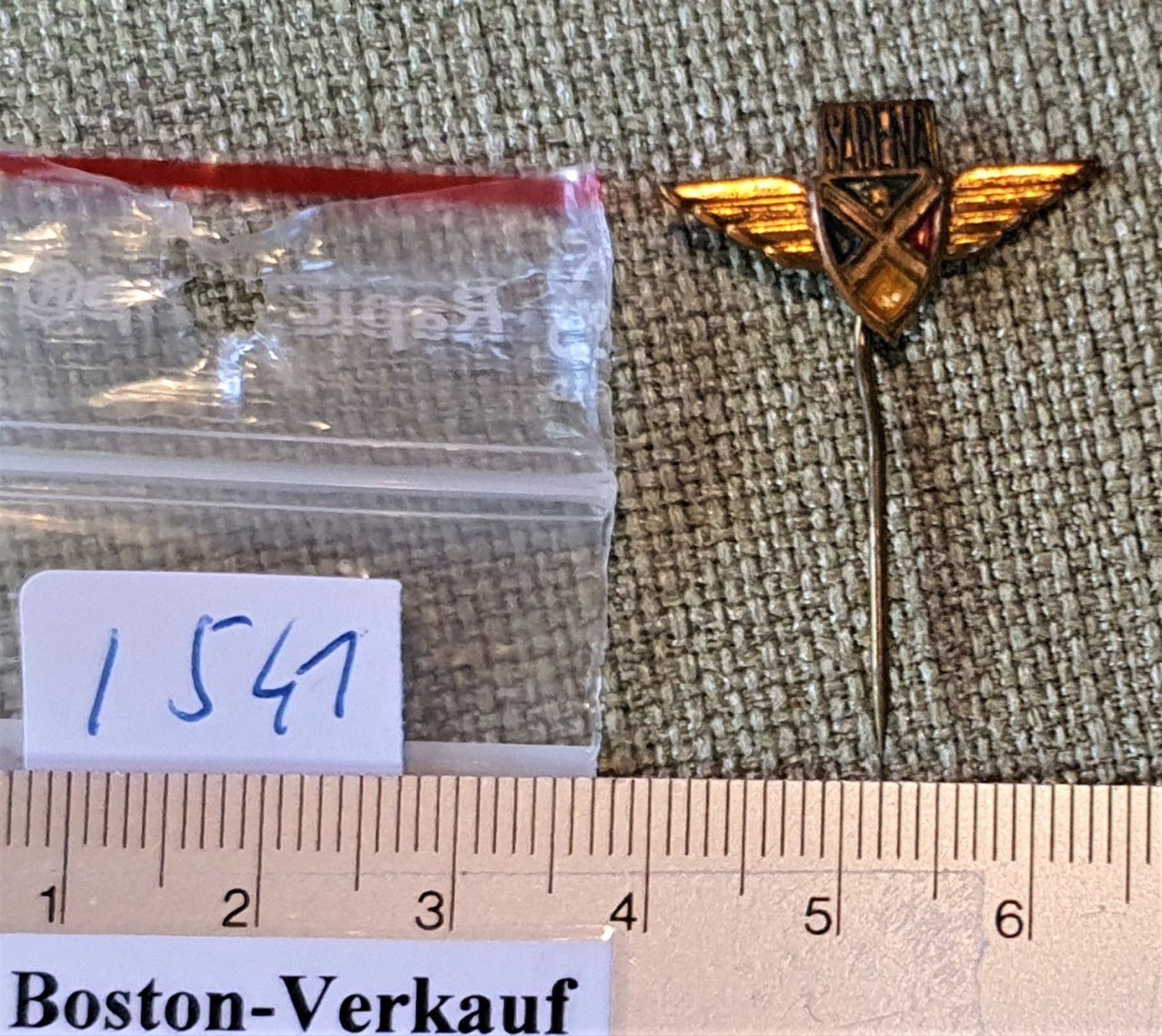 Medaillen: I541 Fluggesellschaft SABENA Alte Nadel – Gebraucht aus Reinach BL von Boston-Verkauf 3