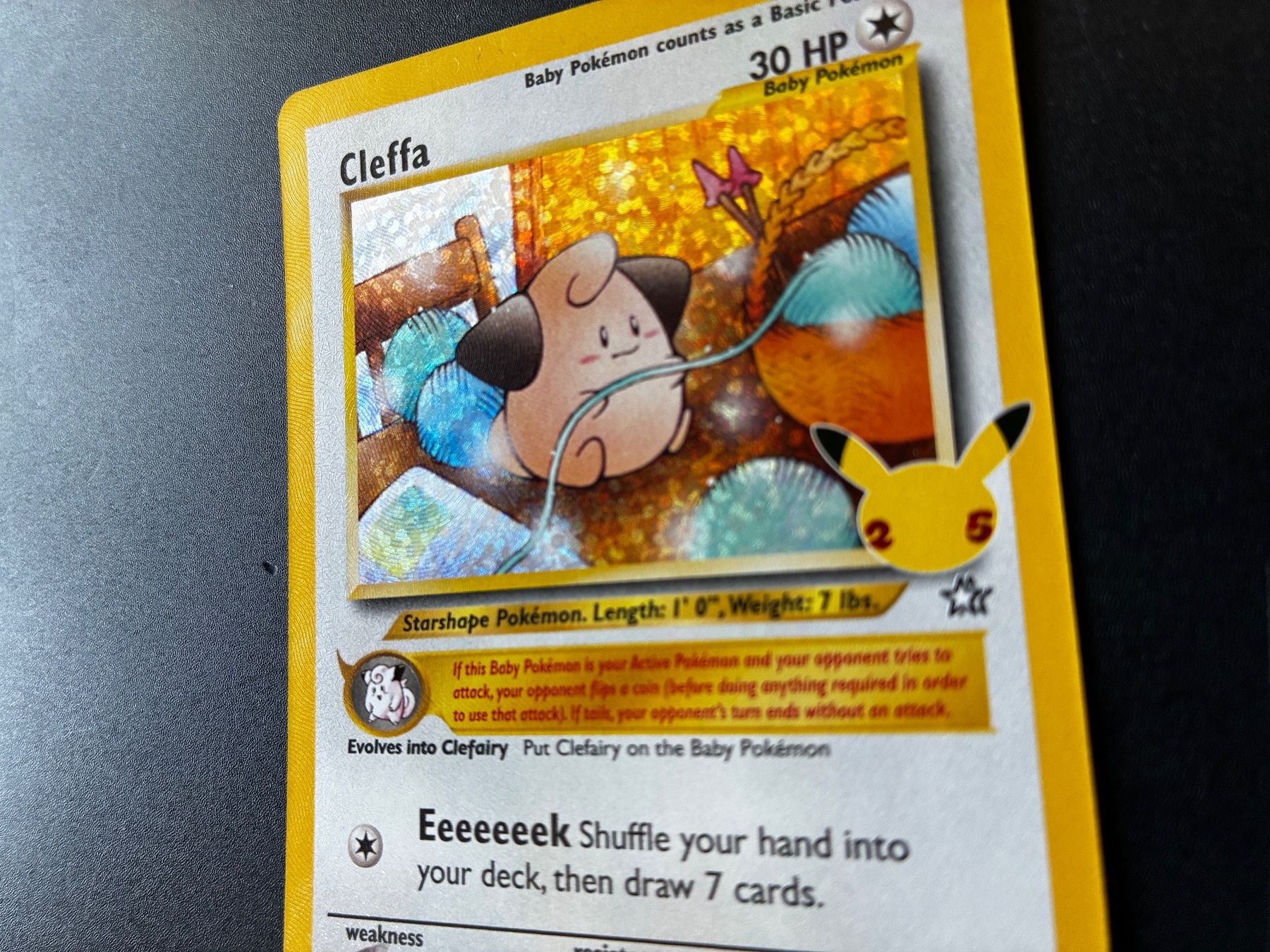 Pokémon Carte collezionabili: Cleffa 20/111 Holo - Celebrations - en – Nuovo (secondo la descrizione) da Hütten venduto da yve_tf69 1