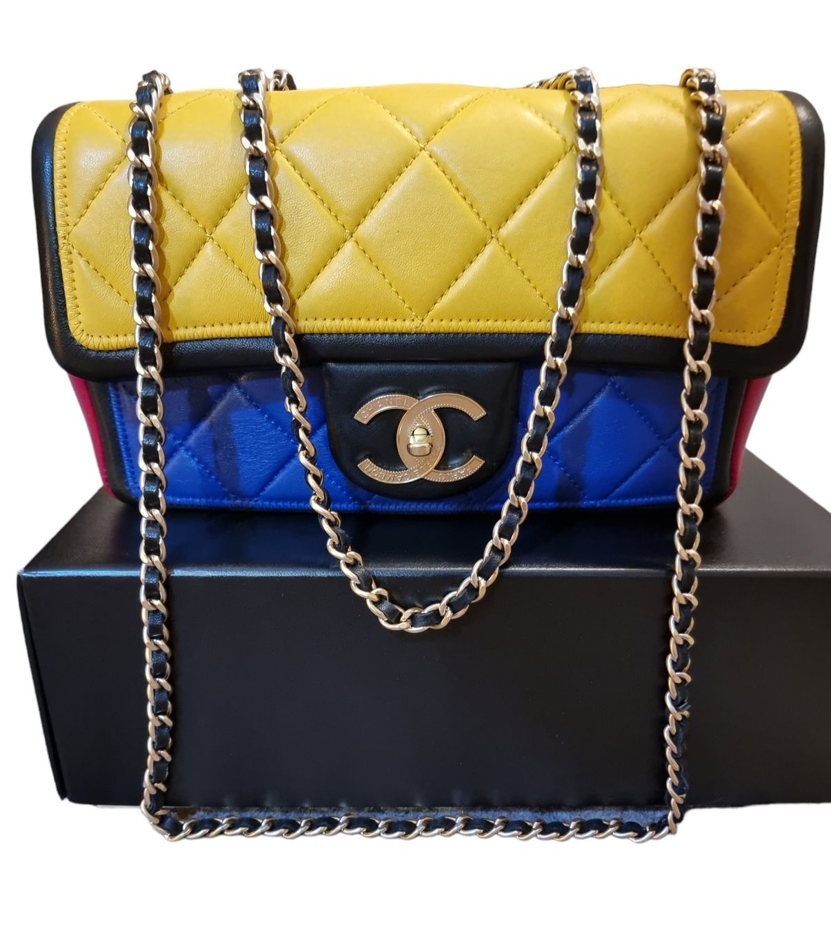 Chanel Taschen für Damen: Chanel Mondrian Colorblock Flap Bag – Gebraucht aus Hildisrieden von Beka23 1