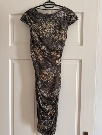 Mango Suit Dress S/36 Grey