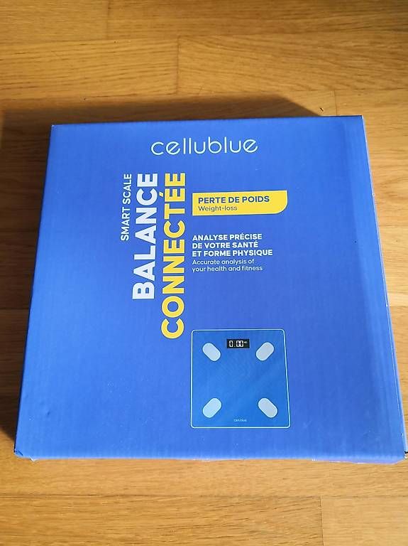 Attrezzature mediche: Vernetzte Schlankheitswaage Cellublue – Nuovo e nell'imballaggio originale da Dietlikon venduto da len_6qjk