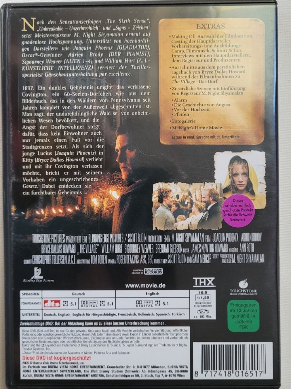 Tous les DVDs: THE VILLAGE – DAS DORF – D'occasion à Neftenbach par Mador6 2