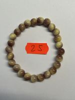 1 Stück / Edelstein Armband Gelb/Braun.