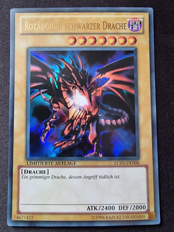 Yu-Gi-Oh! Indigoäugiger Silberner Drache - Ultra Rare Deutsch 1. Auflage