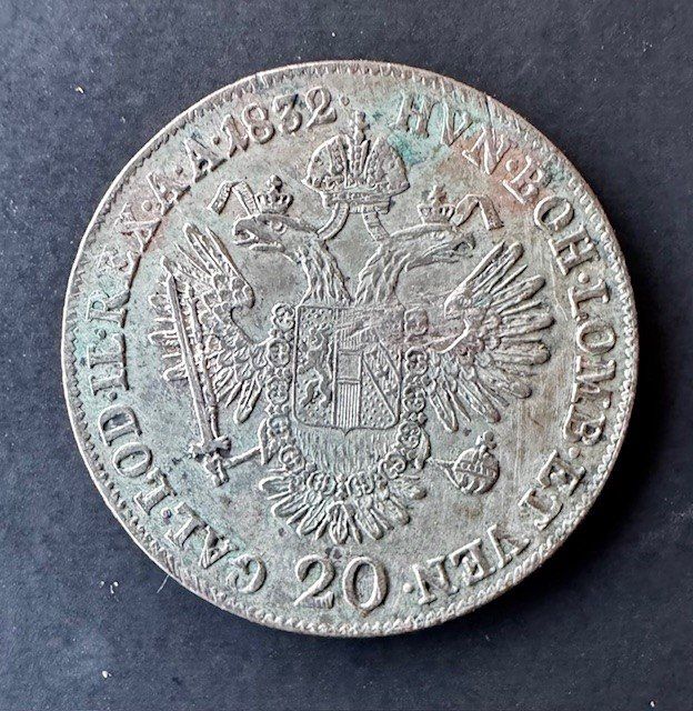Tutti le monete: Österreich - 20 Kreuzer 1832 – Usato da Meilen venduto da coins4sale