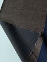 Anzug Stoff Baumwolle Flanell Elastan  2.1x1.50m marrone mel
