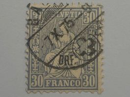 1867 Sitzende Helvetia ZNr. 41, gestempelt